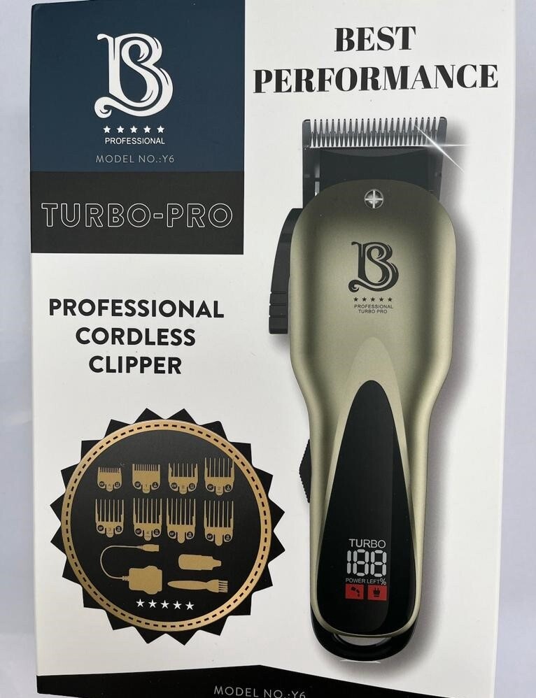 STAR BEAUTY PROFESSIONAL CORDLESS CLIPPER model no Y6