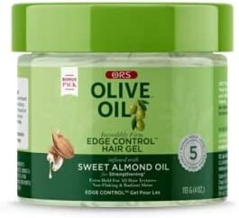 ORS OLIVE OIL EDGE CONTROL HAIR GEL INFUSED WITH SWEET ALMOND OIL