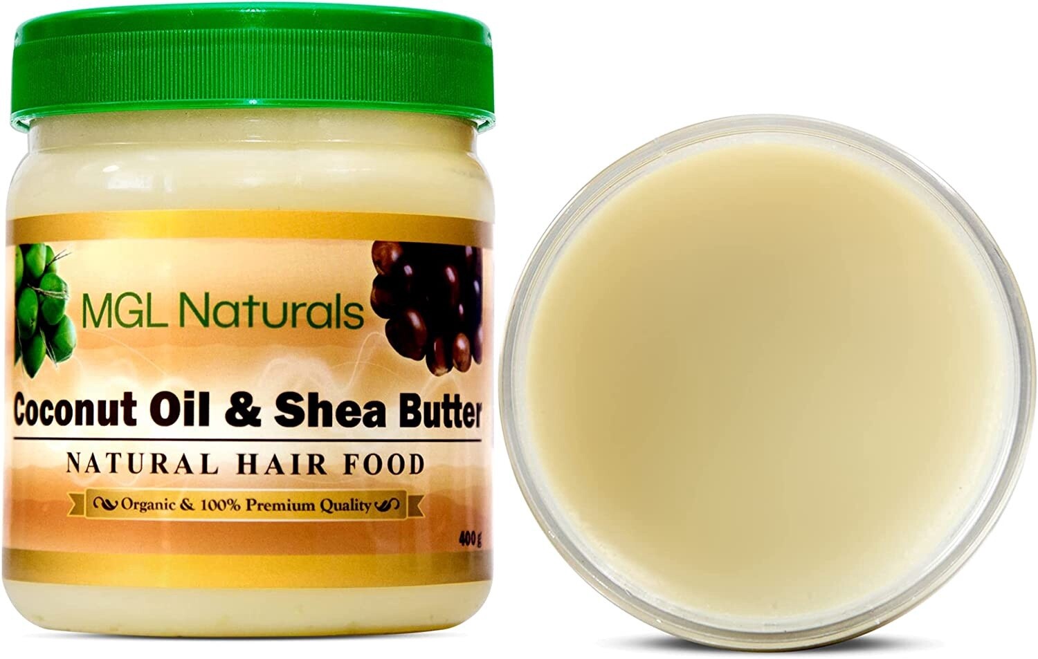 MGL NATURALS COCONUT OIL AND SHEA BUTTER NATURAL HAIR FOOD