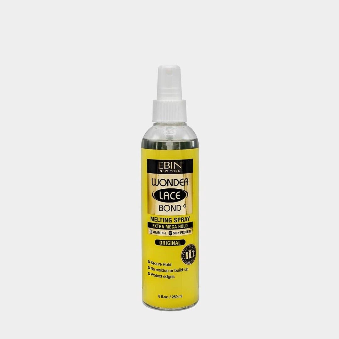 EBIN NEWYORK WONDER LACE BOND MELTING SPRAY EXTRA MEGA HOLD /ORIGINAL/ 8FL.OZ/ 250ML