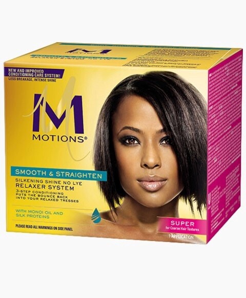 MOTIONS NO LYE HAIR  RELAXER SYSTEM 1 APPLICATION  / SUPER