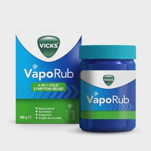 VICKS VAPO RUB 4-IN-1 COLD SYMPTOM RELIEF