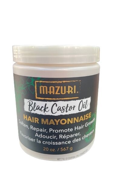 MAZURI BLACK CASTOR OIL HAIR MAYONNAISE 567 G