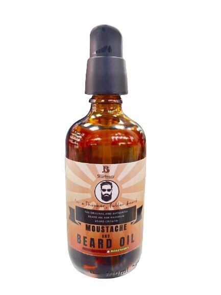 STAR BEAUTY MOUSTACHE AND BEARD OIL 100ML