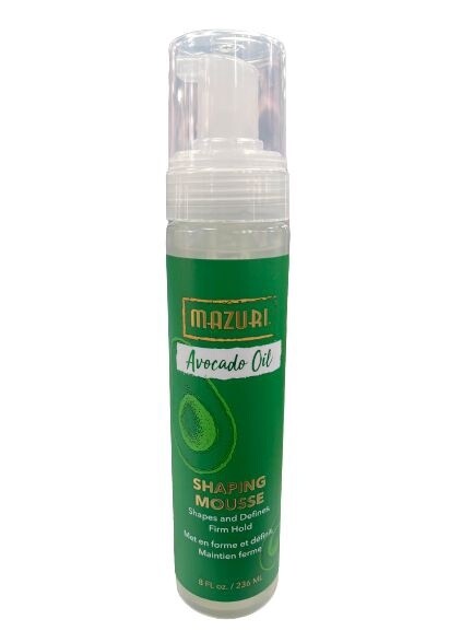 MAZURI AVOCADO OIL SHAPING MOUSSE 236ML