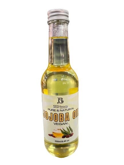 STAR BEAUTY PURE &amp; NATURAL JOJOBA OIL VEGAN 250ML