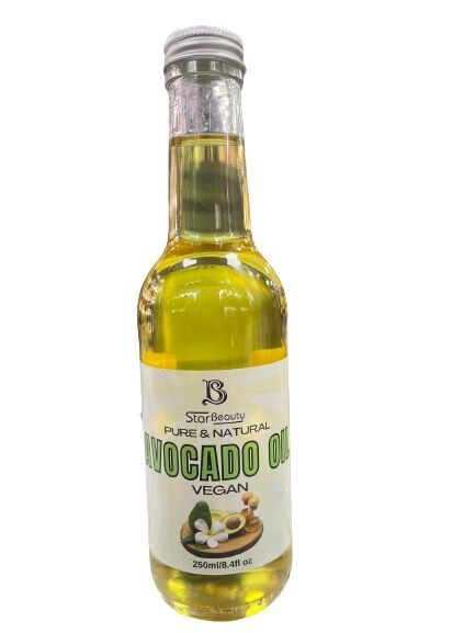 STAR BEAUTY PURE &amp; NATURAL AVOCADO OIL VEGAN 250 ML