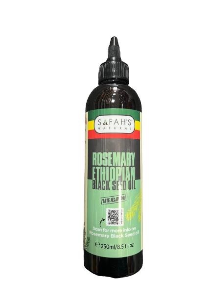 SAFAH&#39;S NATURAL ROSEMARY ETHIOPIAN BLACK SEED OIL 250 ML