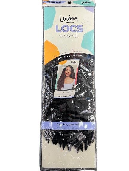 URBON DISTRESSED LOCS 20&quot;, Colour: 1