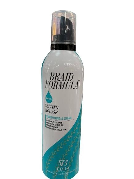 EBIN NEW YORK BRAID FORMULA SETTING MOUSSE / MENTHOL / 12.49FL.OZ / 330G