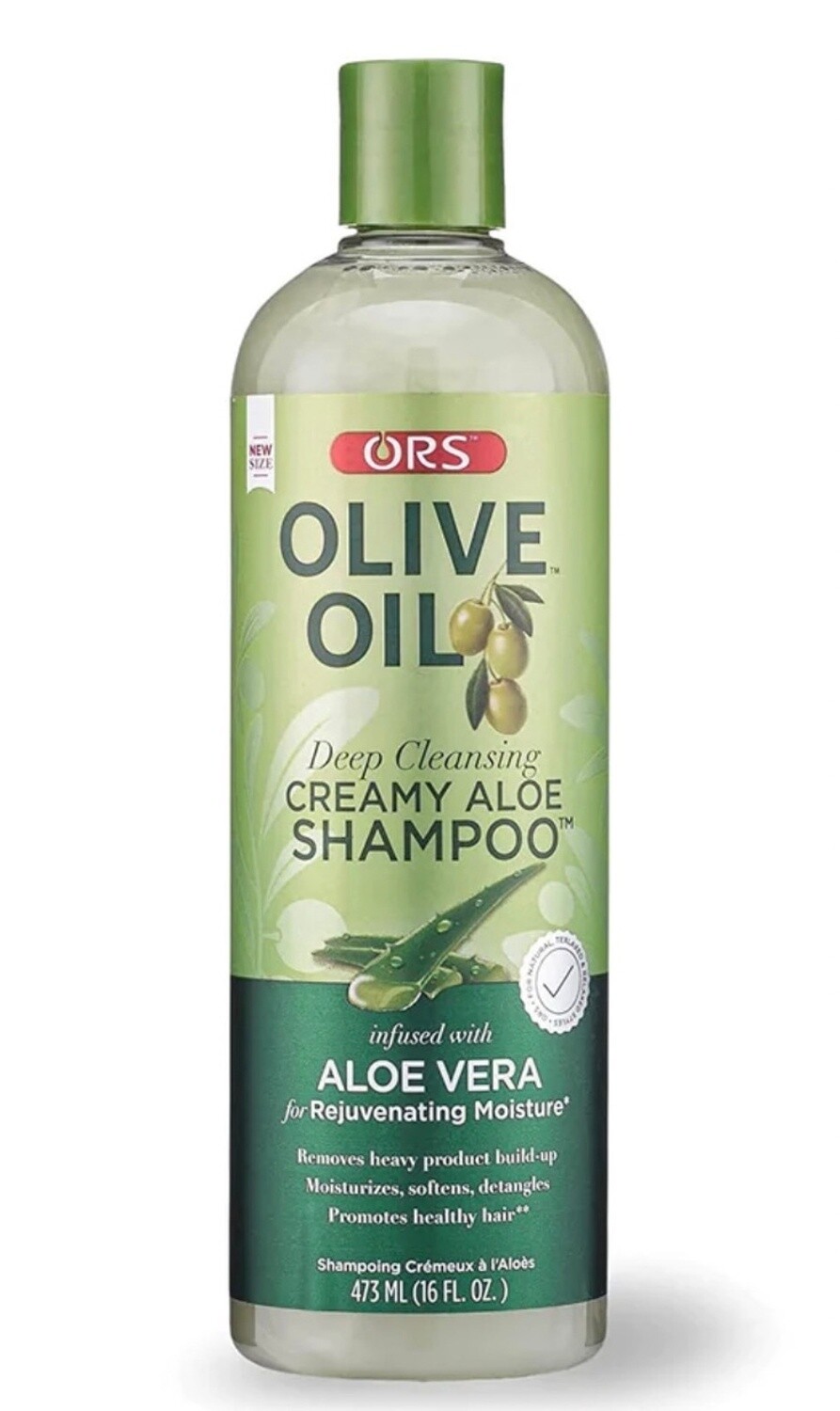 ORS OLIVE OIL DEEP CLEANSING CREAMY ALOE SHAMPOO / 473ML / 16FL.OZ