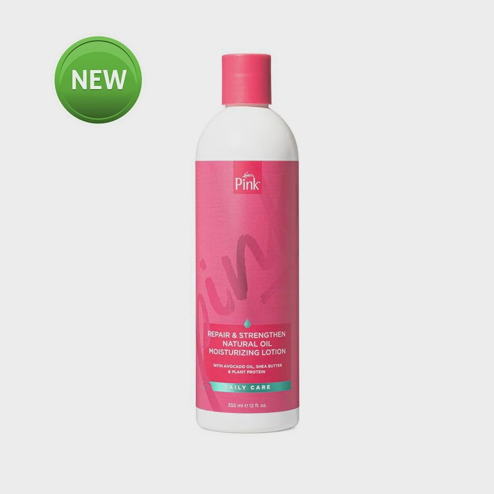luster&#39;s pink repair &amp; strengthen natural oil moisturizing lotion / 355ml