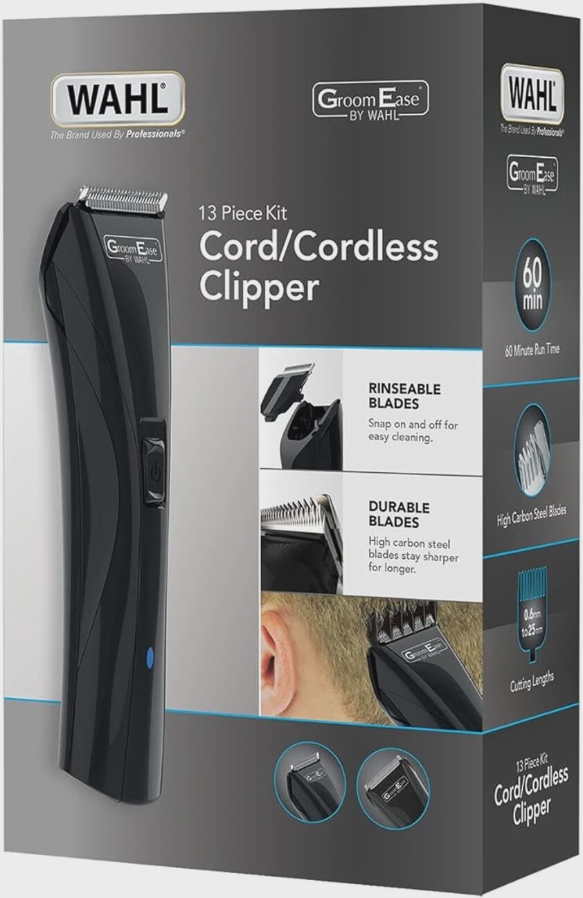 wahl groom ease cord / cordless clipper