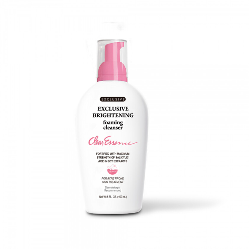 CLEAR ESSENCE EXCLUSIVE BRIGHTENING FOAMING CLEANSER / 150ML / 5 FL.OZ