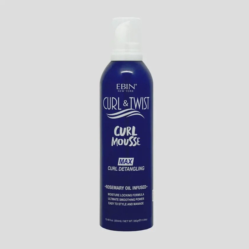 EBIN NEW YORK CURL &amp;TWIST CURL MOUSSE / MAXIMUM CURL DETANGLING