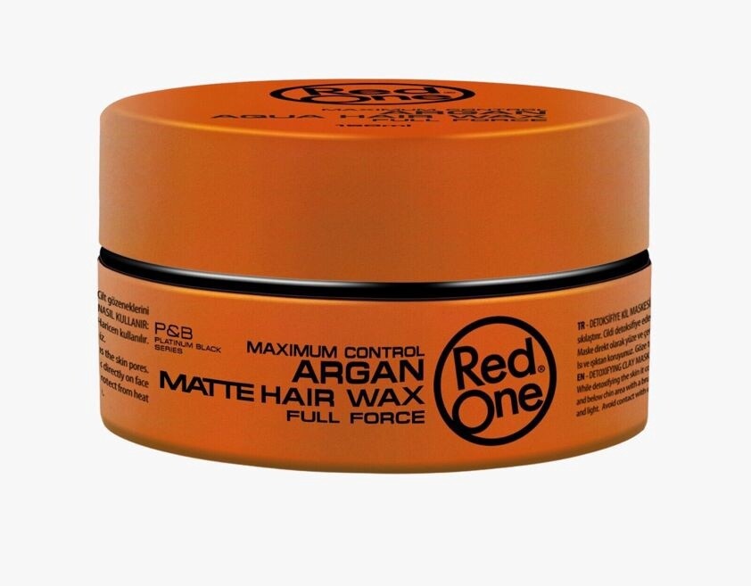 red one maximum control argan matte hair wax full force / 150ml