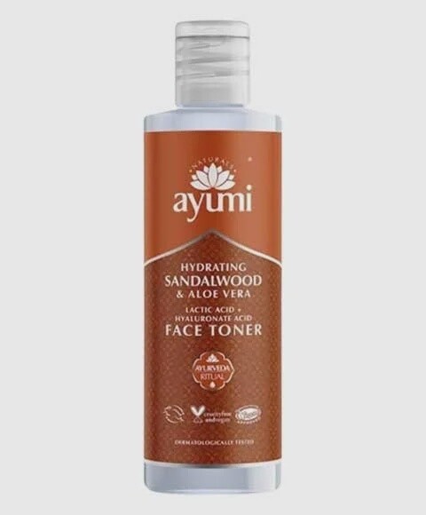 AYUMI HYDRATING SANDALWOOD AND ALOE VERA FACE TONER/ 150 ML