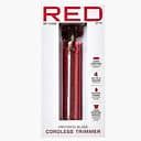RED BY KISS CORDLESS TRIMMER CT12, Colour: RED