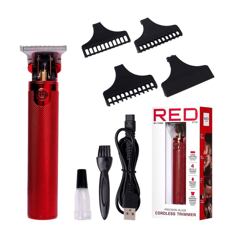 RED BY KISS CORDLESS TRIMMER CT12