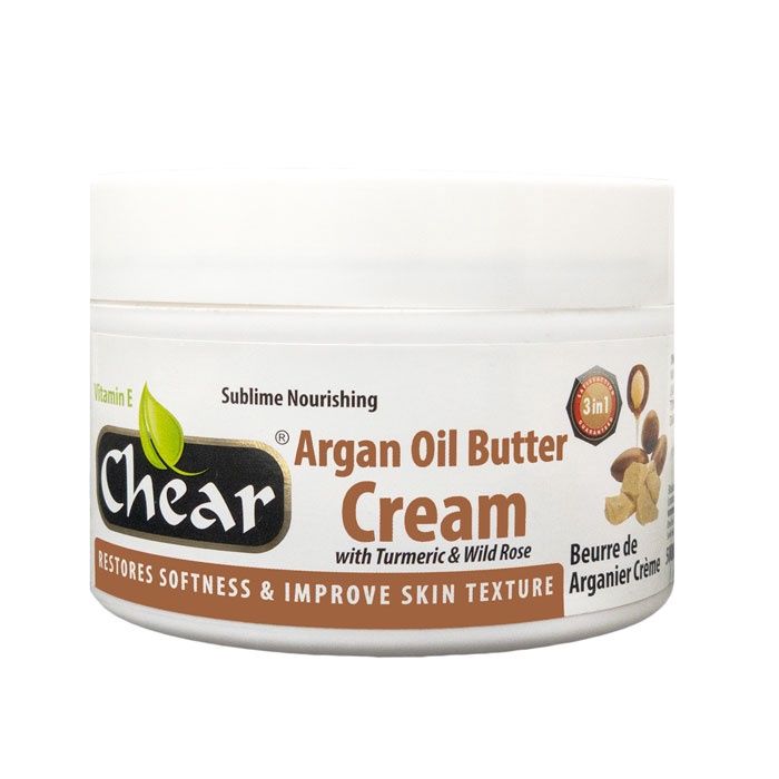 Chear Argan Oil Butter Cream With Turmeric &amp; Wild Rose For Hands &amp; Skin