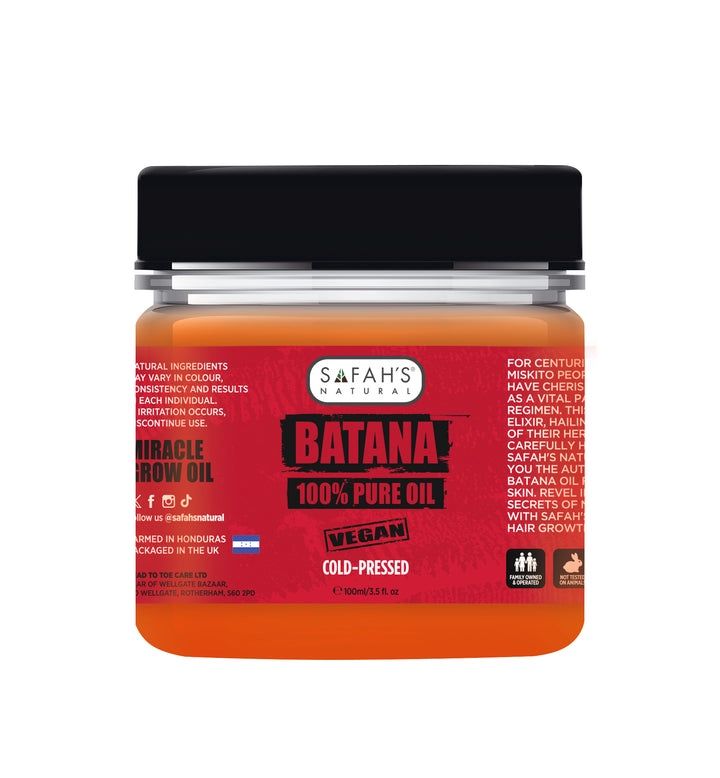 100% PURE BATANA OIL IN JAR FOR HAIR RESTORATION &amp; SHINE