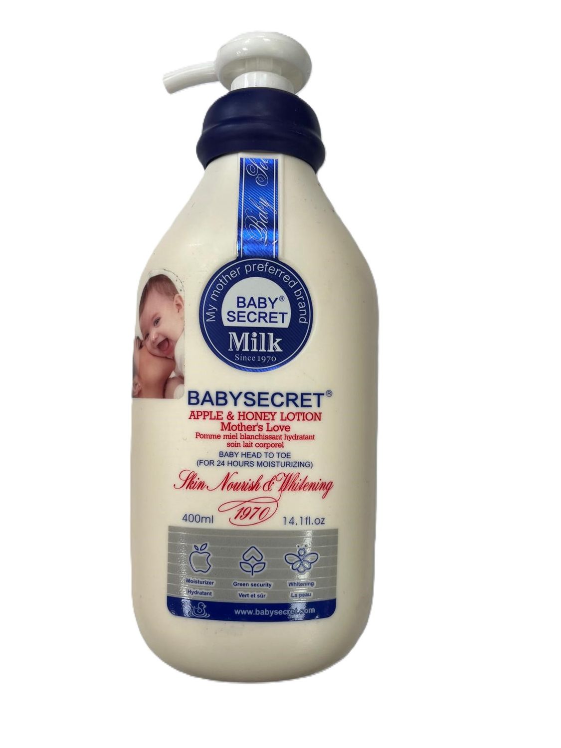 BABYSECRET APPLE &amp; HONEY LOTION 400ML
