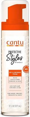 CANTU PROTECTIVE STYLES SET &amp; REFRESH FOAM 237ml