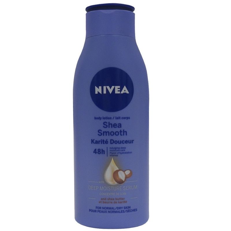 Nivea body milk 400 ml. Smooth shea butter dry skin.