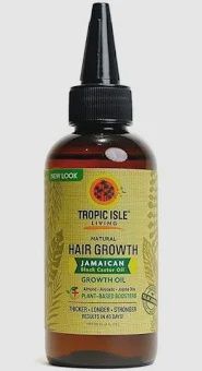 TROPIC ISLE HAIR GRO JAMAICA CASTOR OIL  GROWTH OIL 118ml