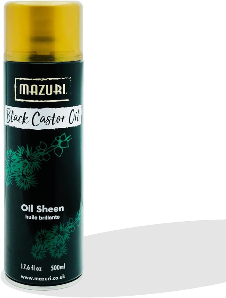 MAZURI BLACK CASTOR OIL OIL SHEEN  500ml