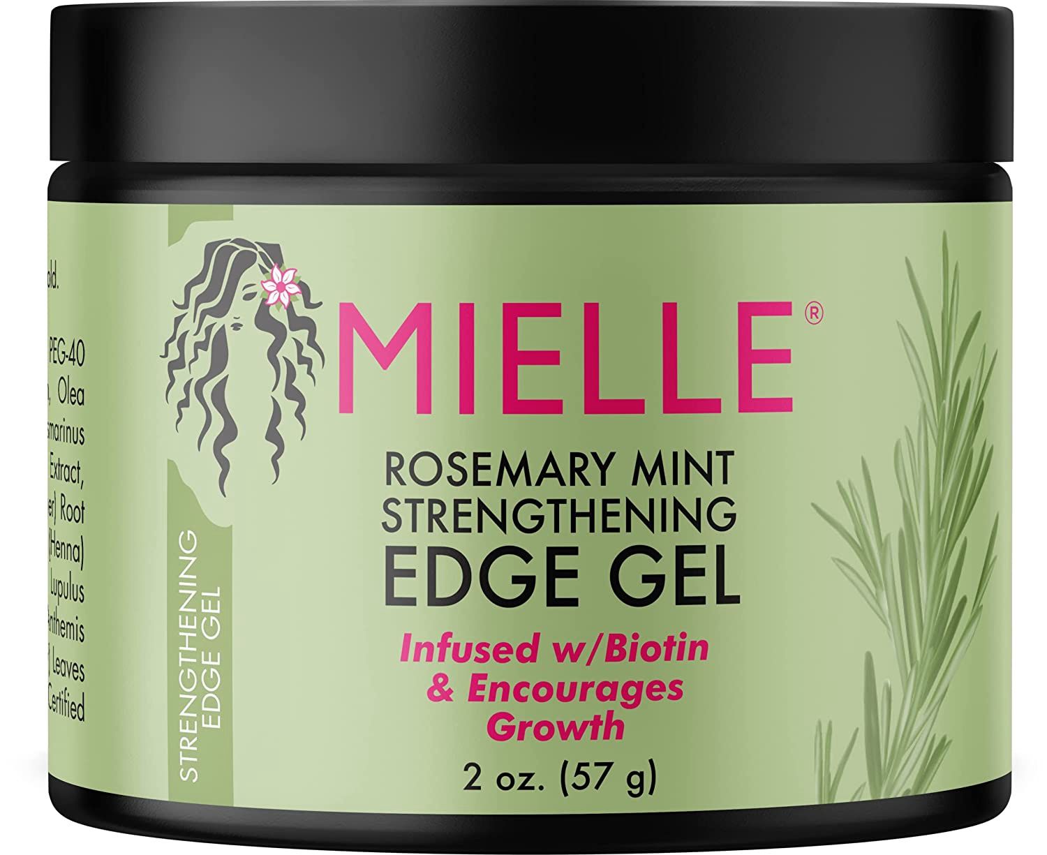 MIELLE ORGANICS ROSE MINT STRENGTHENING EDGE GEL 2oz