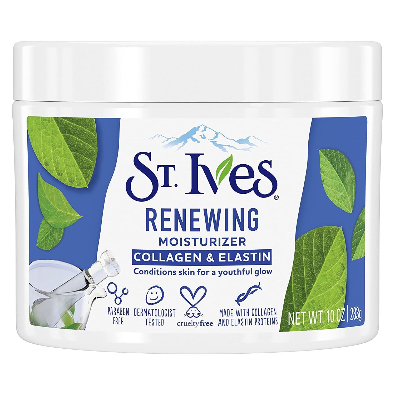 ST. IVES RENRWING MOISTURIZER COLLAGEN &amp; ELASTIN 283g