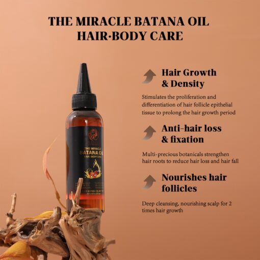Style My Edges Hair &amp; Body Care Batana Oil 4.2oz