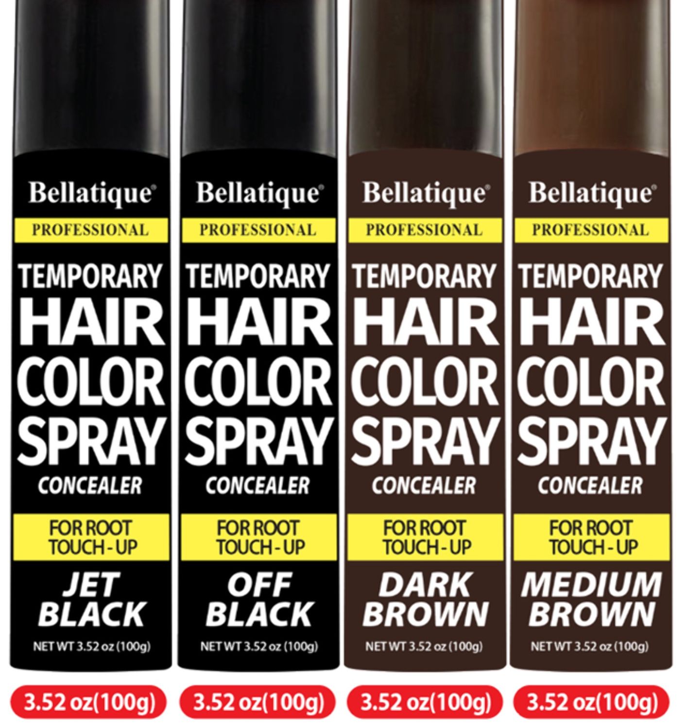 BELLATIQUE Professional Temporary Hair Color Spray