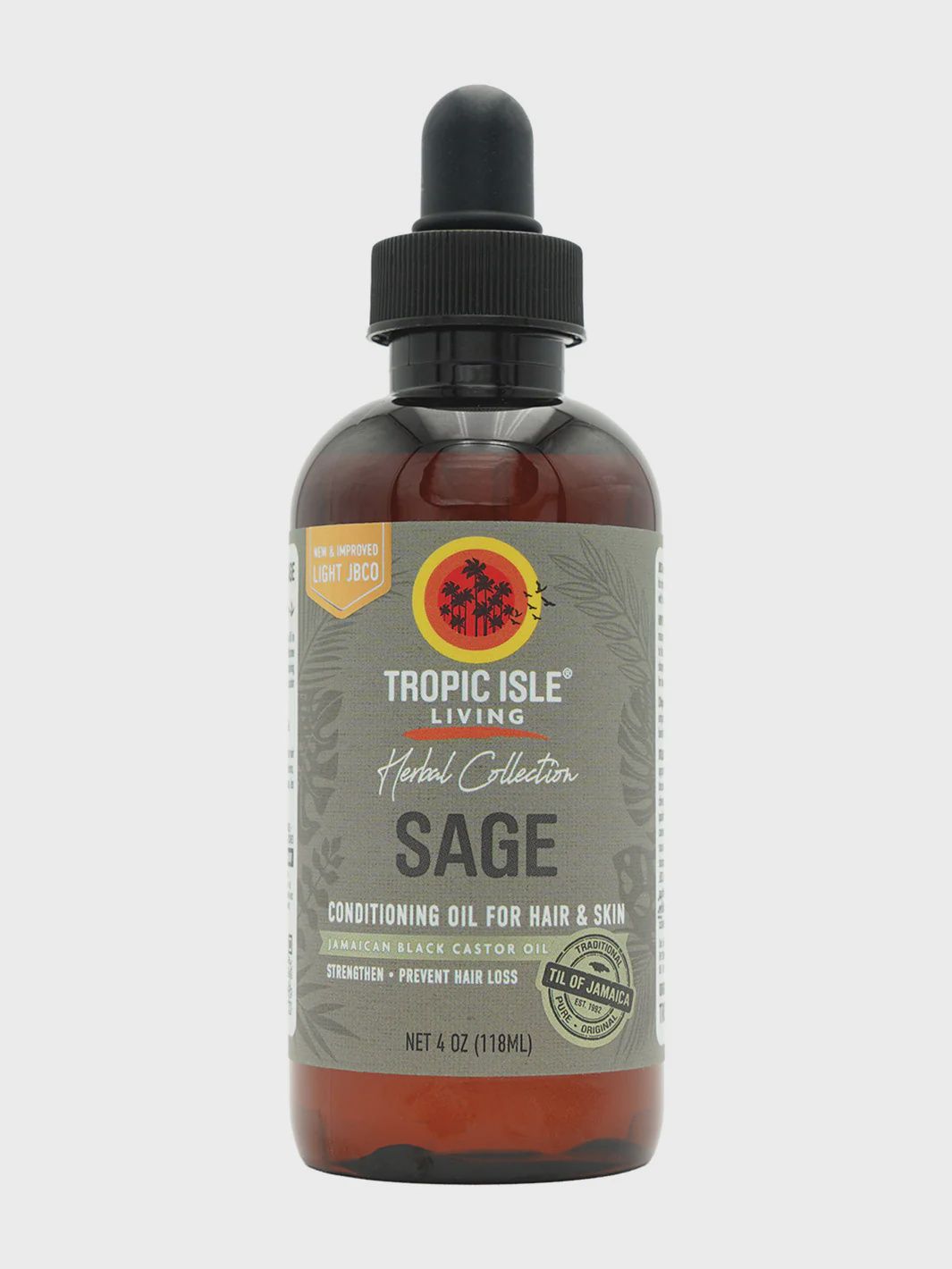 TROPIC ISLE LIVING HERBAL COLLECTION SAGE JAIMACAN BLACK CASTOR OIL