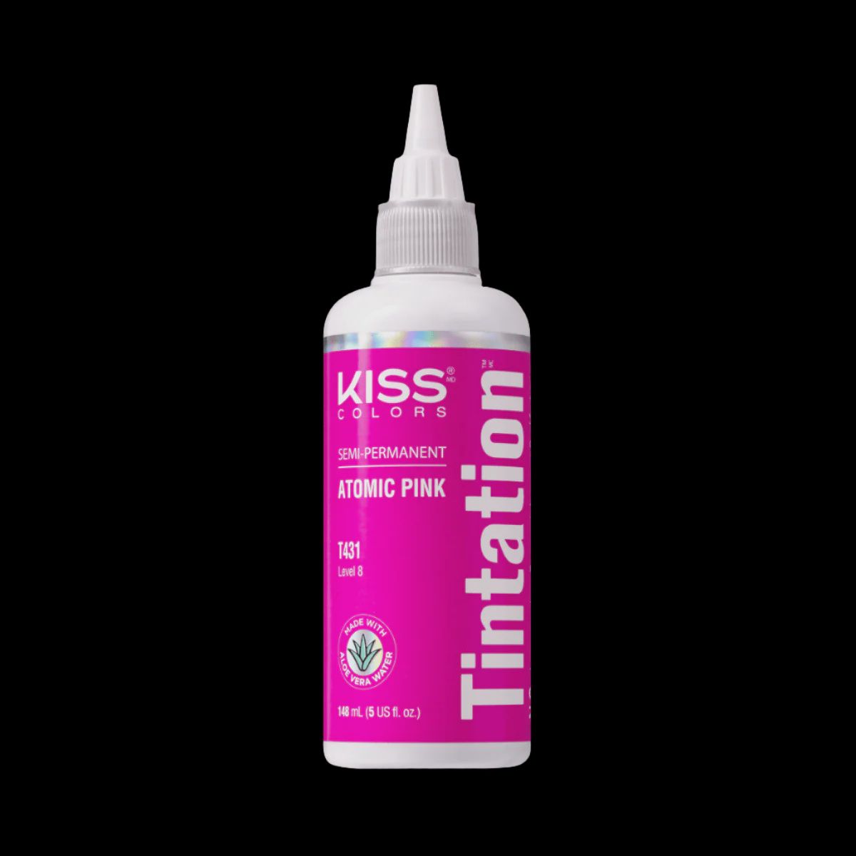 Kiss Tintation Semi-Permanent Hair Color, Colour: T431 Atomic Pink