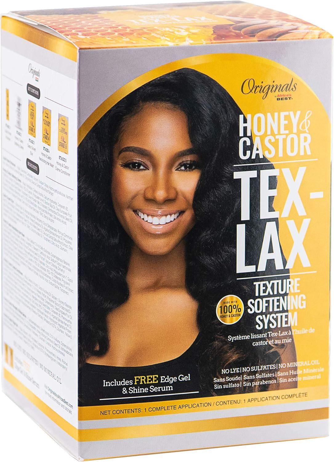 Originals by Africa&#39;s Best  Honey &amp;amp; Castor Tex-Lax Texture Softening System