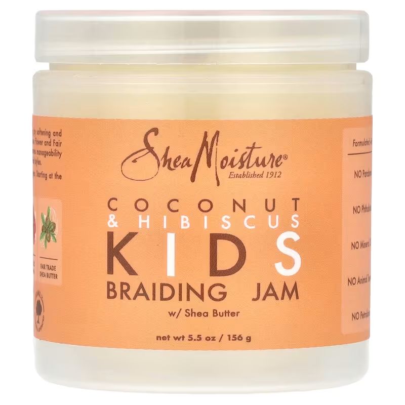 SHEA MOISTURE COCUNUT &amp; HIBISCUS KIDS BRAIDING JAM / 5.5FL.OZ / 156G