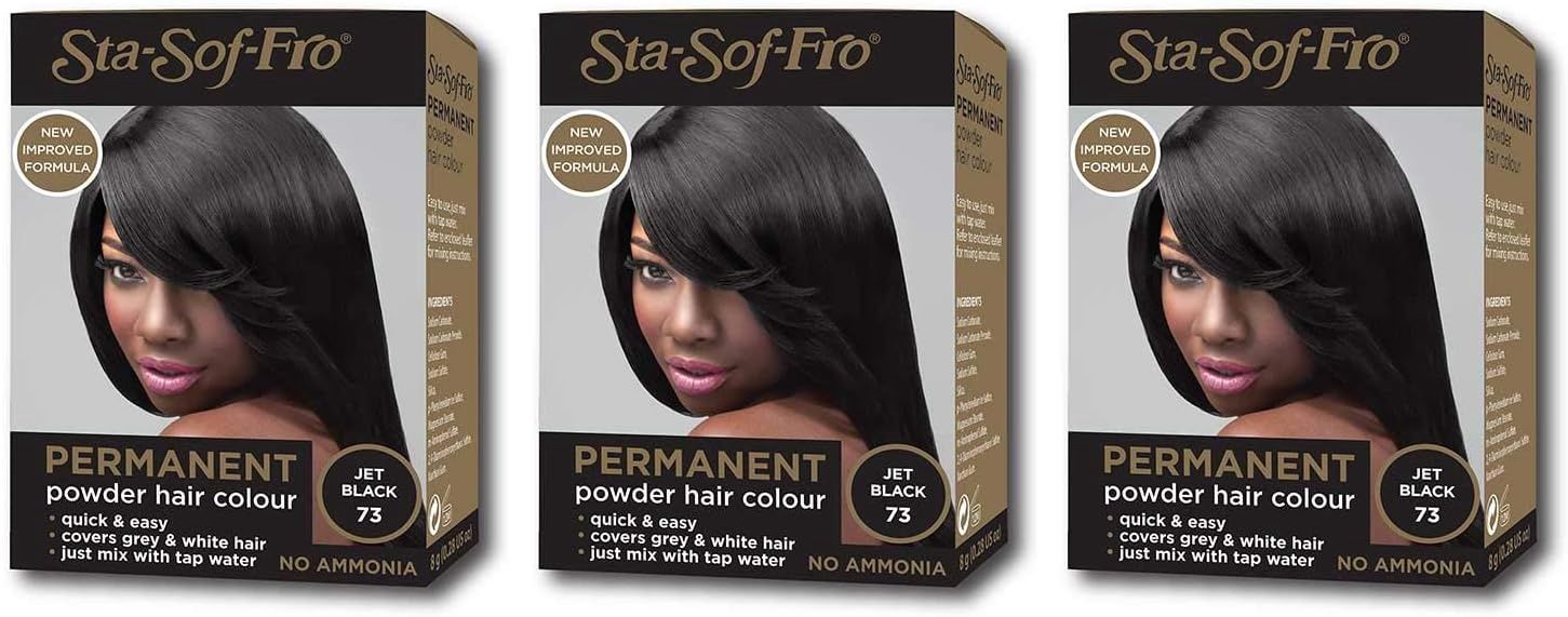 Sta-sof-fro permanent powder hair color/ 8g
