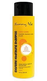 Sunny Isle Kids Care Extreme Hydrating Shampoo 12oz | Gentle Care Cleanser, Waves &amp; Curls | Jamaican Black Castor Oil Infused | Paraben FREE