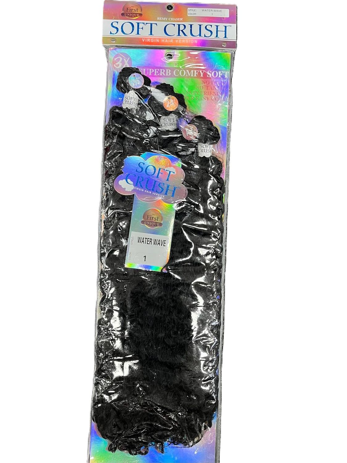 SMART SOFT CRUSH WATER WAVE WEAVE, Colour: 1, Length: 14&quot;x16&quot;x18&quot;