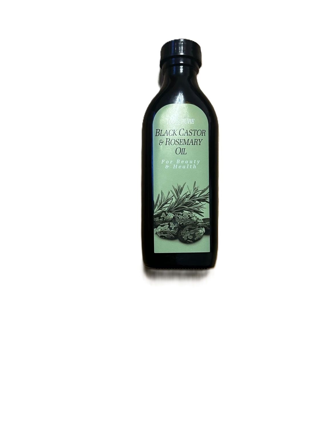 BEAUTY STAR 100% PURE BLACK CASTOR &amp; ROSEMARY OIL 150ml