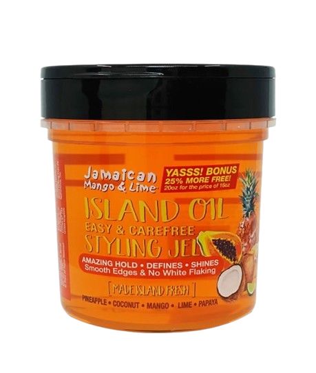 JAMAICAN MANGO &amp; LIME ISLAND OIL EASY &amp; CAREFREE STYLING JEL  567g