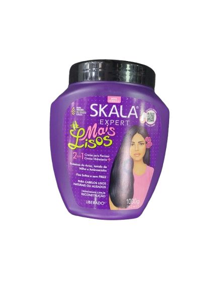 SKALA EXPERT MOIS LISOS  2EM1 CREME PARA PENTEAR + CREME HIDRATURE 1000g