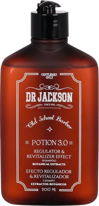 DR JACKSON POTION 3.0 REGULATOR REVITALIZER EFFECT SHAMPOO BOTANICAL EXTRACTS  200ML