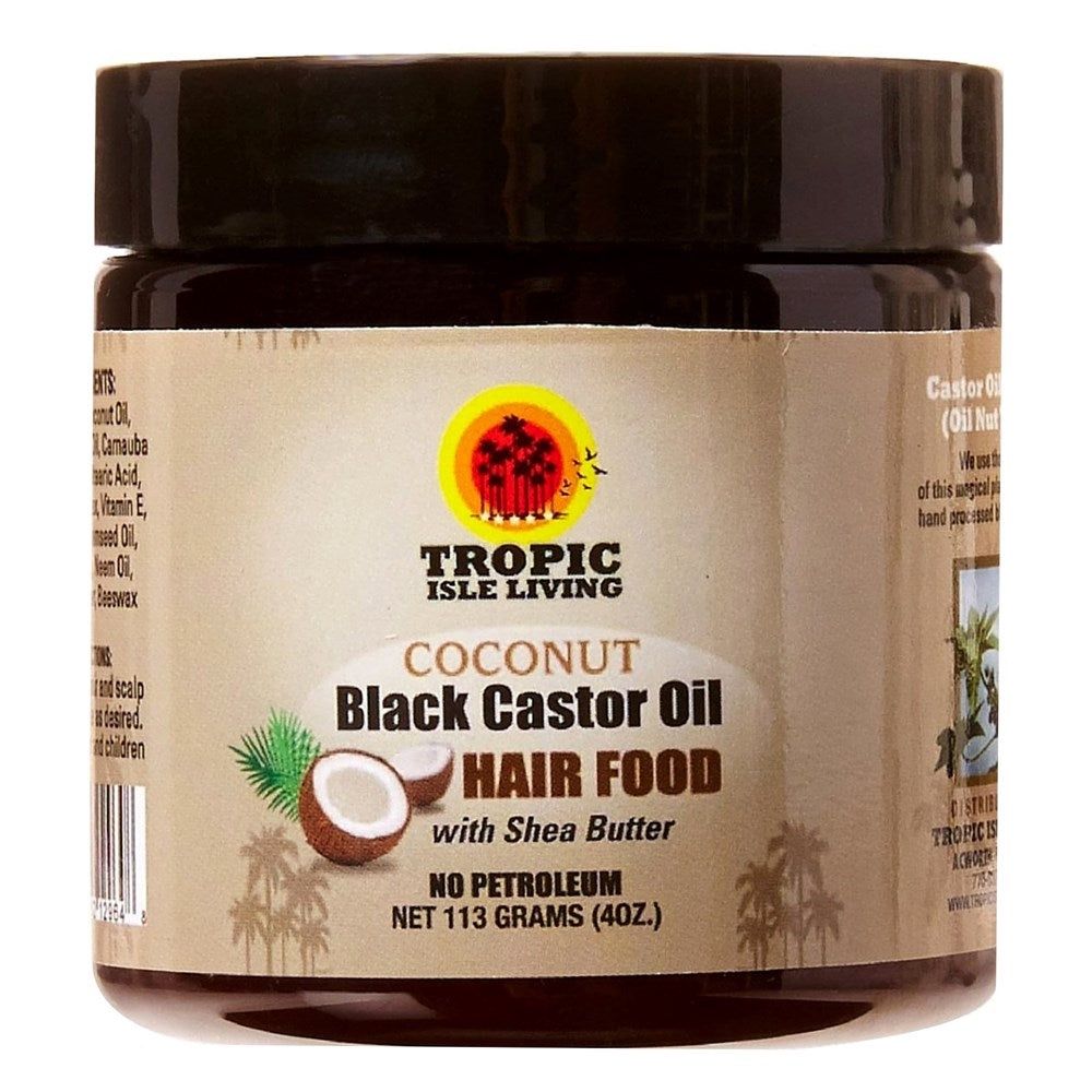 TROPIC ISLE LIVING Jamaican Black Castor Oil Coconut Hair Food  118ML
