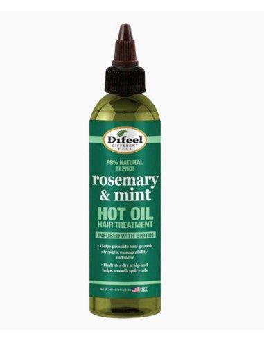 Difeel Rosemary And Mint Hot Oil Hair Treatment 240 ml