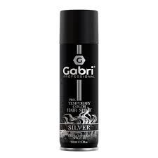 Gabri Pro Temporary Hair Colour Spray, Colour: BLACK