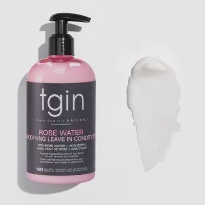 TGIN Rose Water Smoothing Leave-In Conditioner - 13 fl oz
