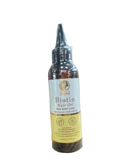 STYLE MY EDGES BIOTIN HAIR OIL  120ML